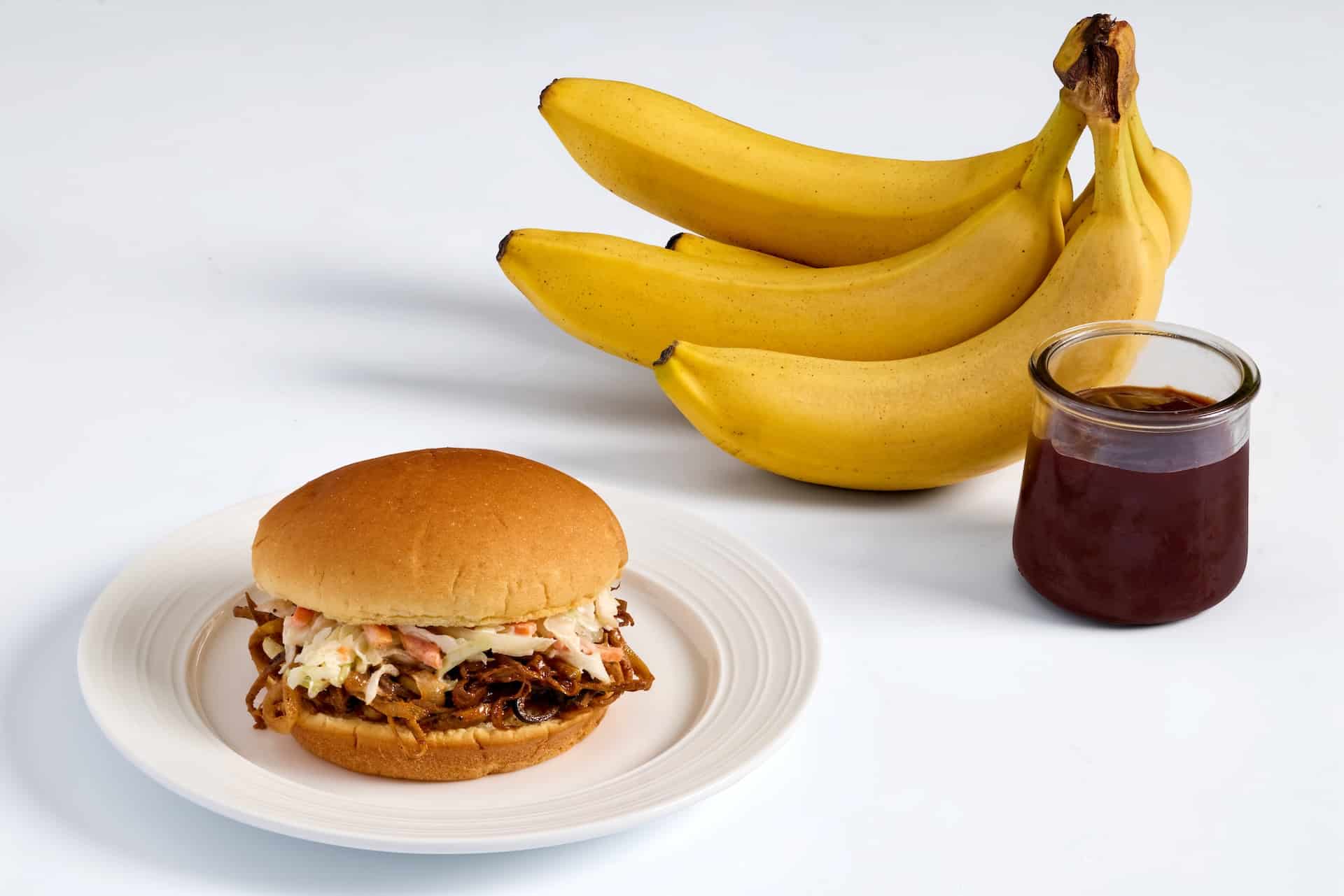Nourish PA banana peel pulled "pork."