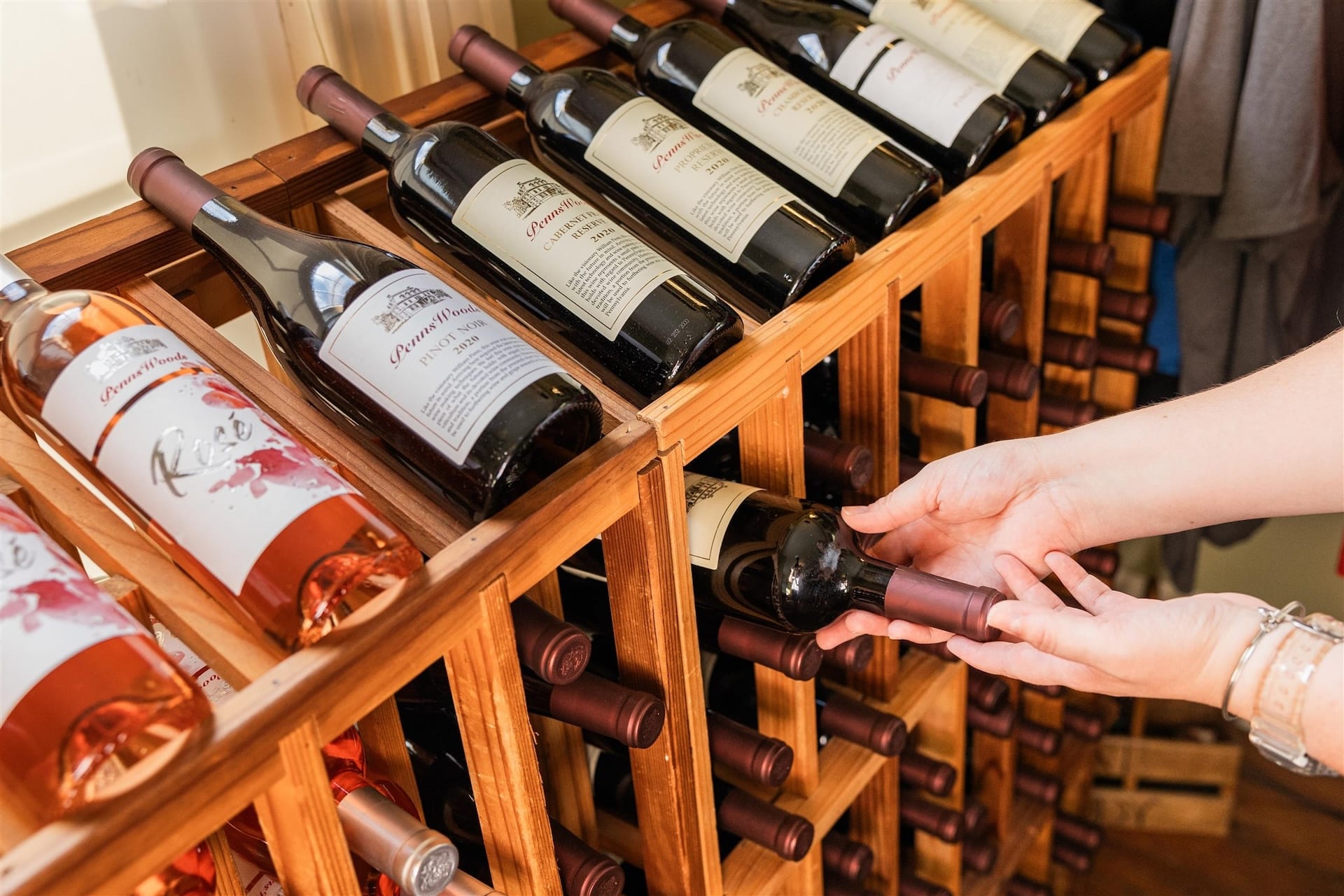 Penns Woods Winery selection.