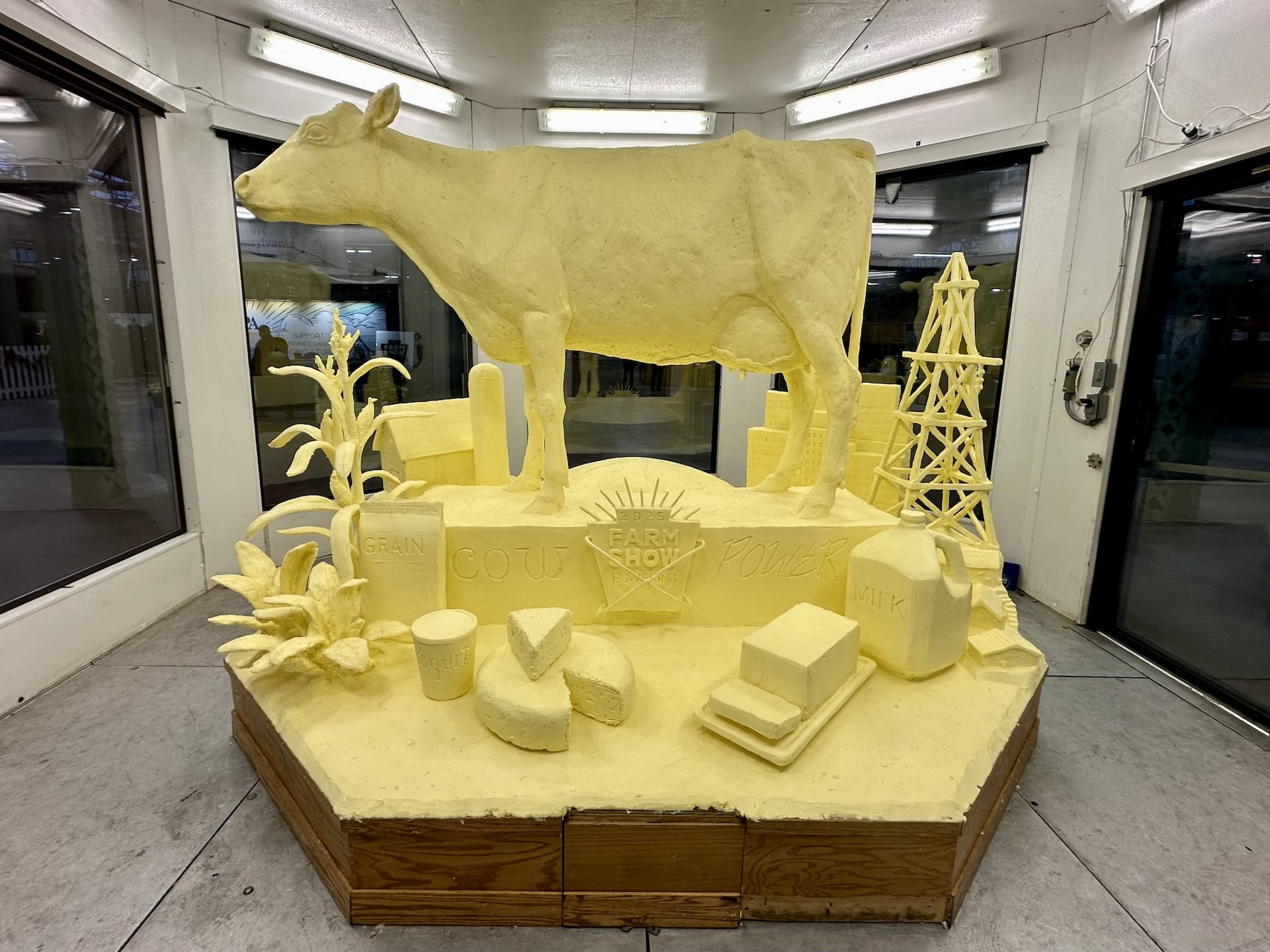 The PA Farm Show butter sculpture.