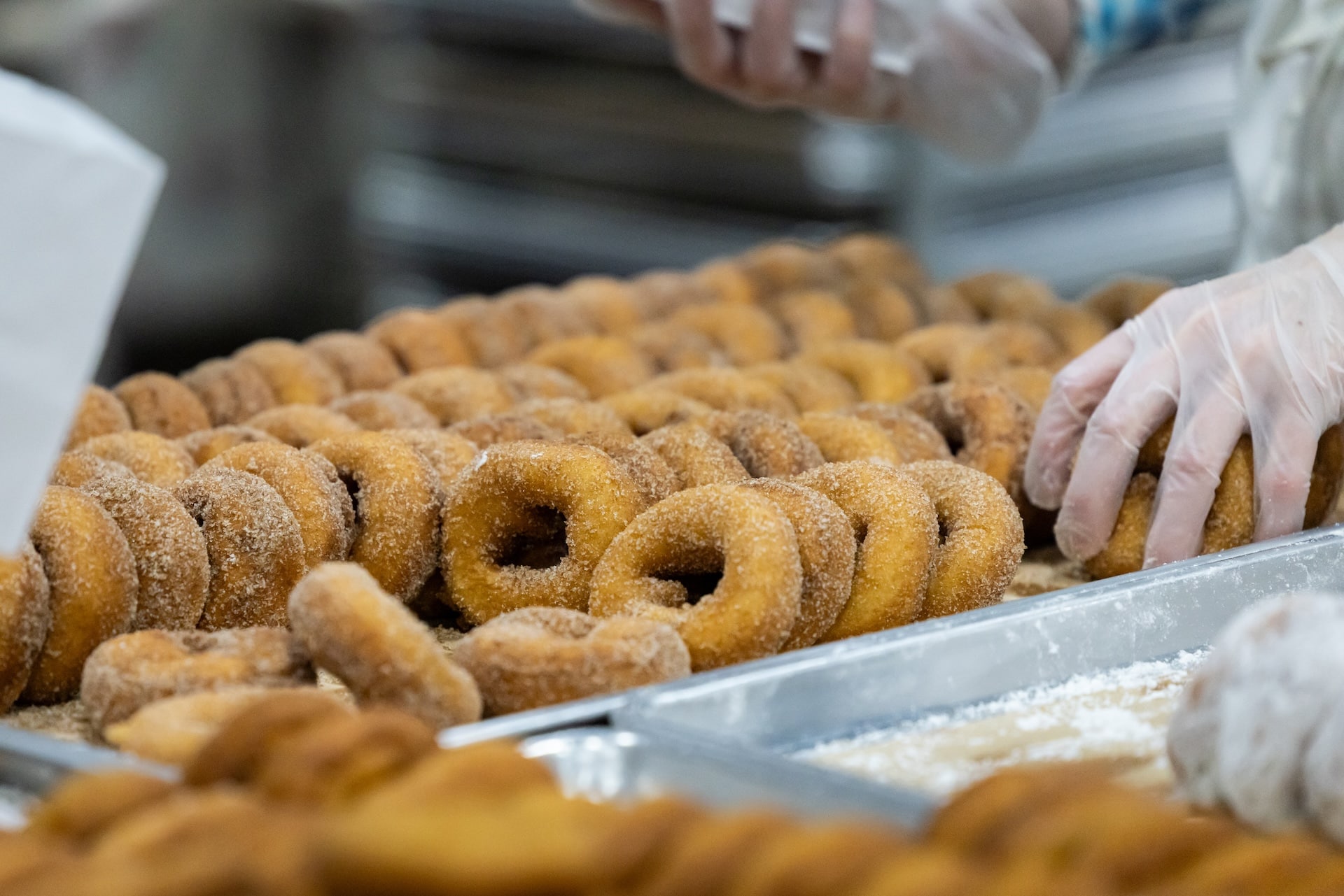 Donuts at Farm Show.