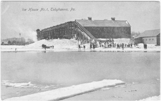 Tobyhanna Ice Harvest original 1907 icehouse.