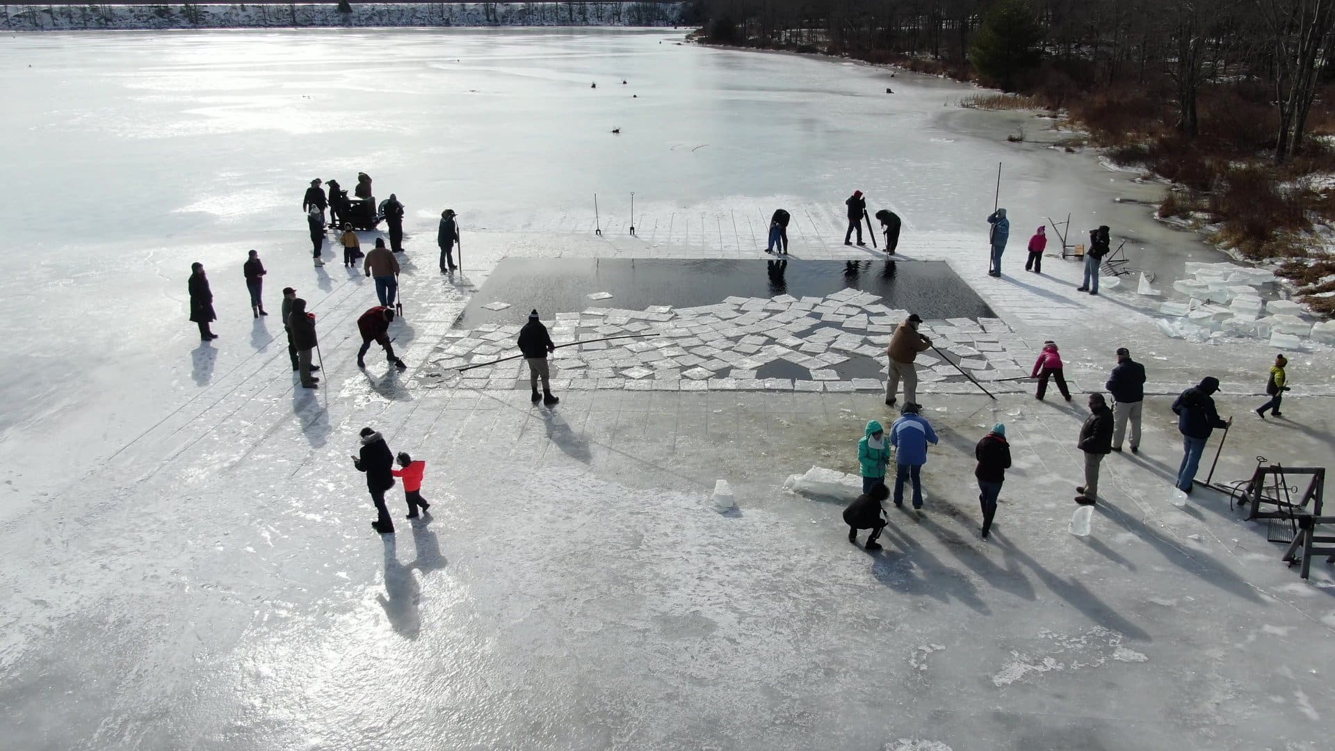 Tobyhanna Ice Harvest.