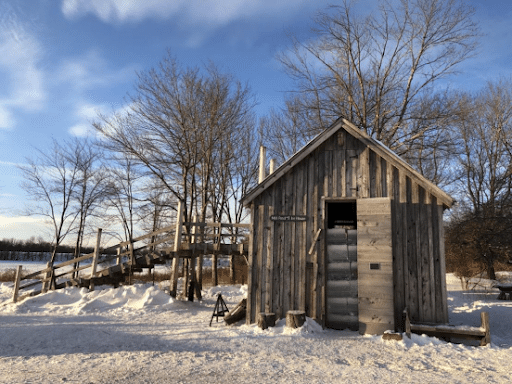 Tobyhanna Millpond #1 Icehouse built in 1993 with a 50-ton capacity.