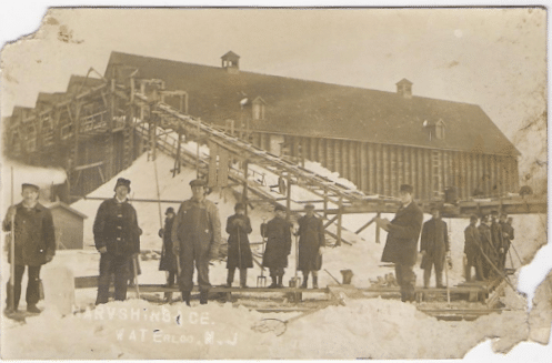New Jersey ice harvesting.