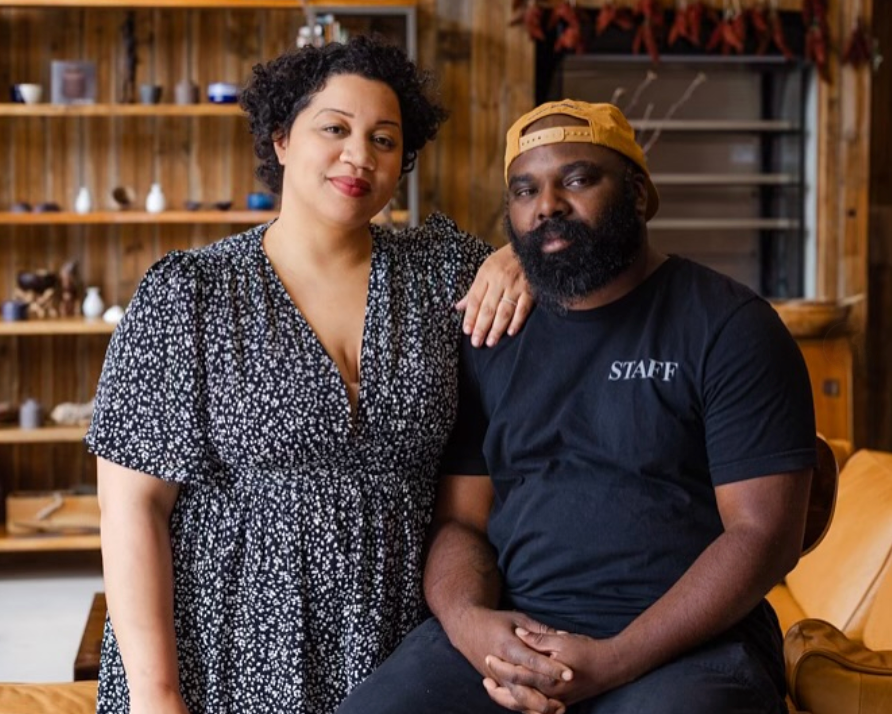 Omar Tate and Cybille St. Aude-Tate of Honeysuckle in Pennsylvania.