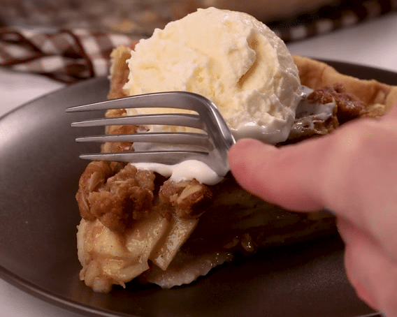 PA Preferred apple crumb pie.