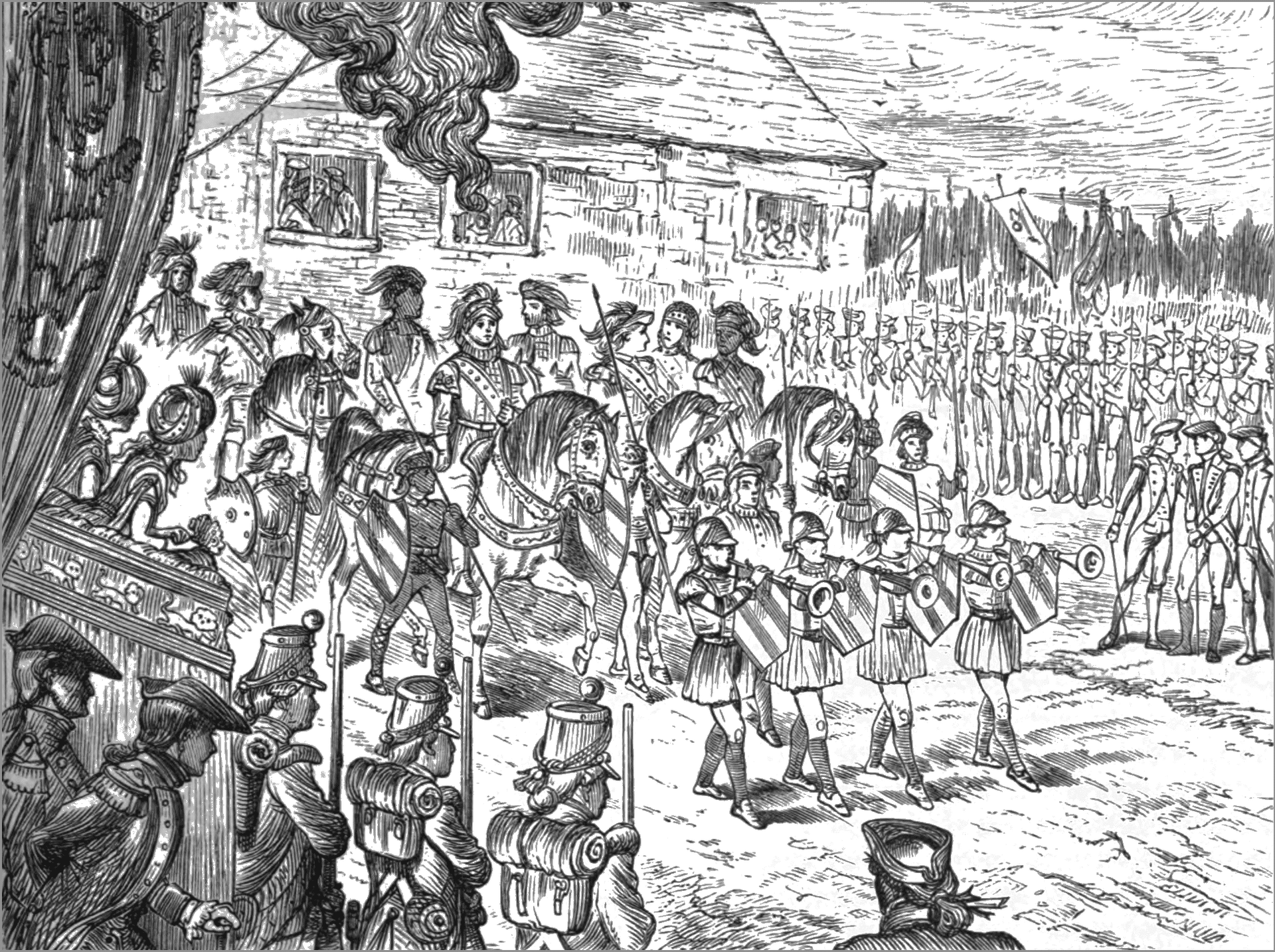 The Meschianza in Philadelphia.