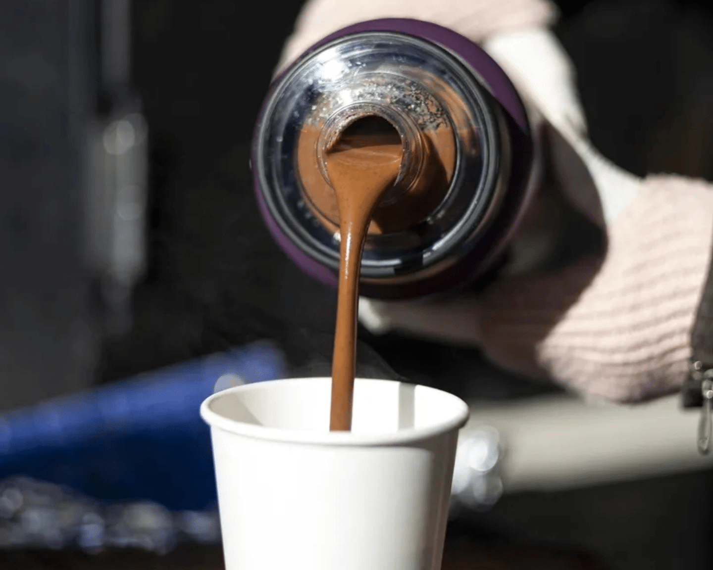 Hot drinking chocolate by Chocolate Alchemist.