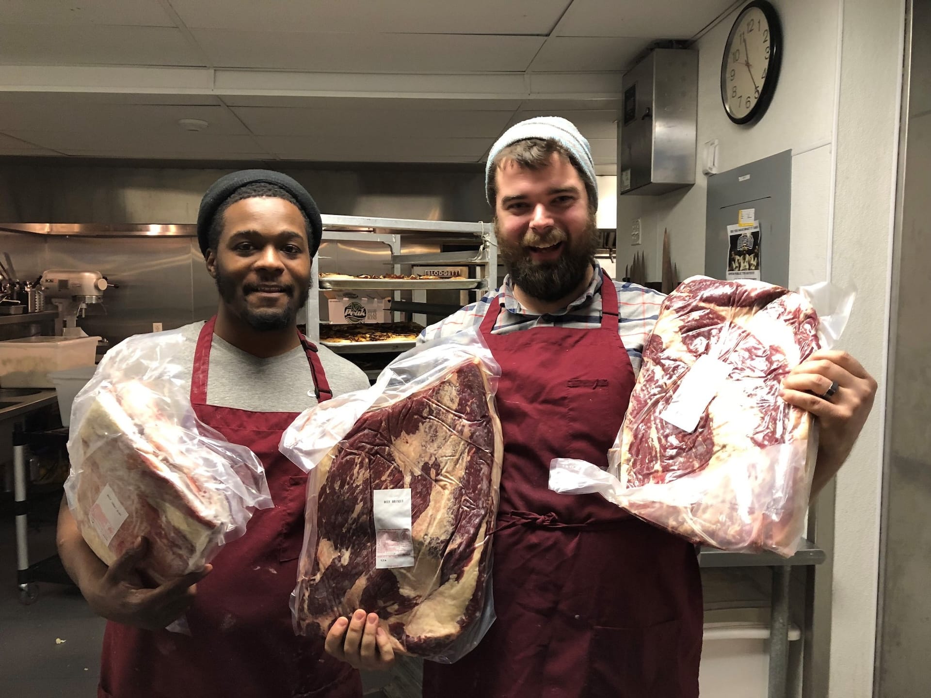 Carversville Farm Foundation donations of beef at Broad Street Love.