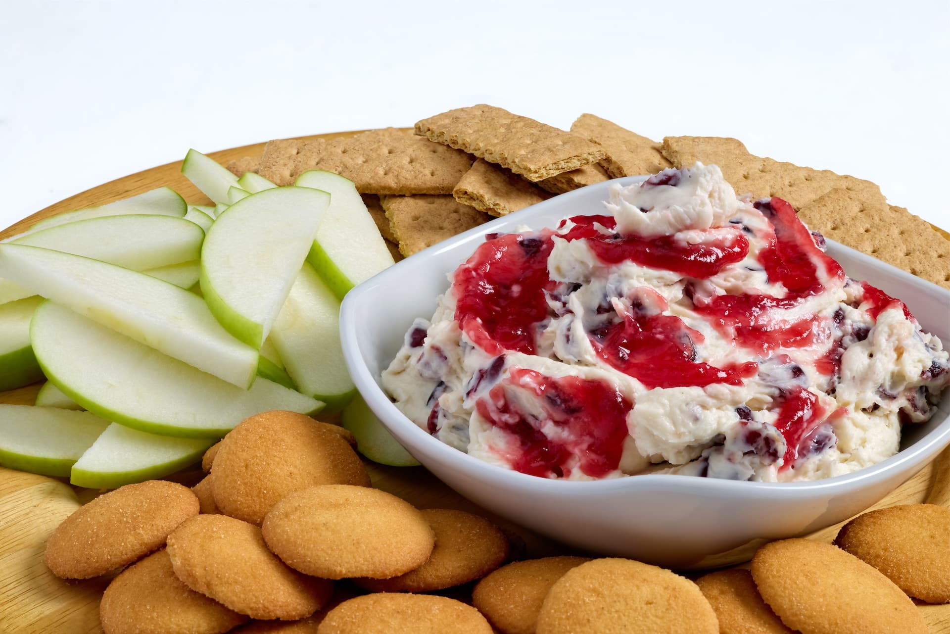Nourish PA cranberry cheesecake dip.