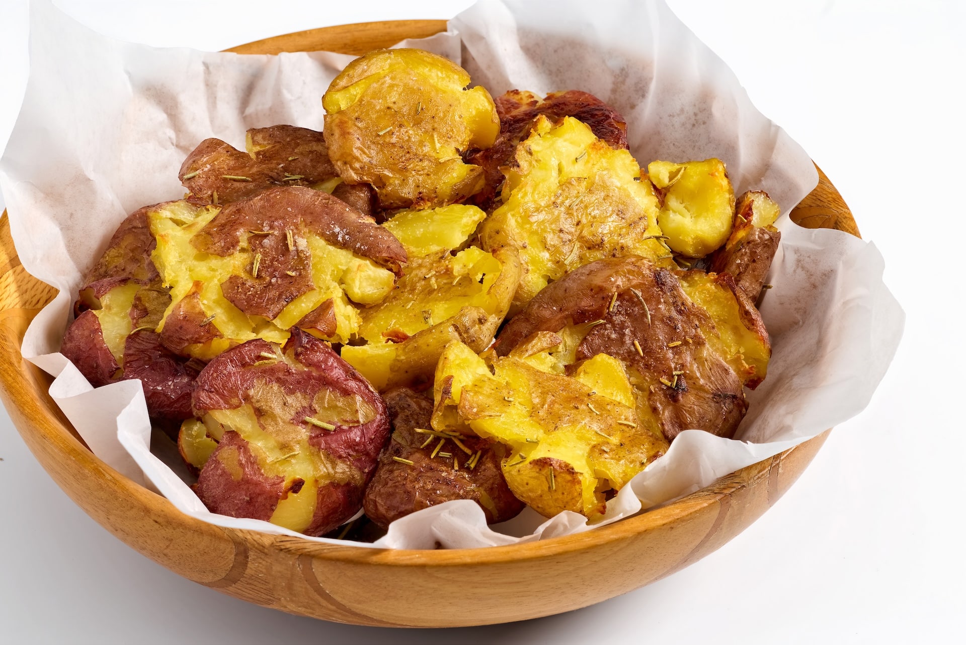 Nourish PA crispy smashed potatoes.