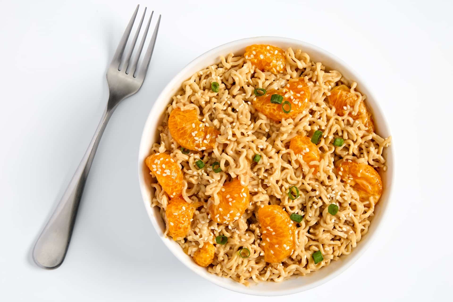 Mandarin peanut noodles.