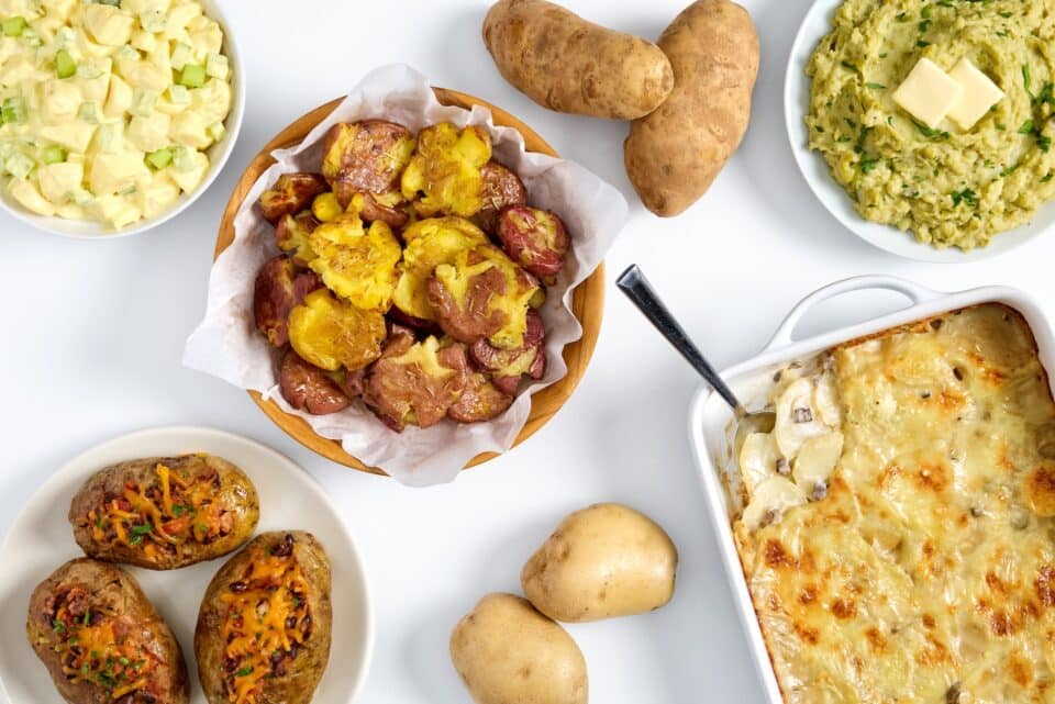 Five ways to use potatoes by Nourish PA.