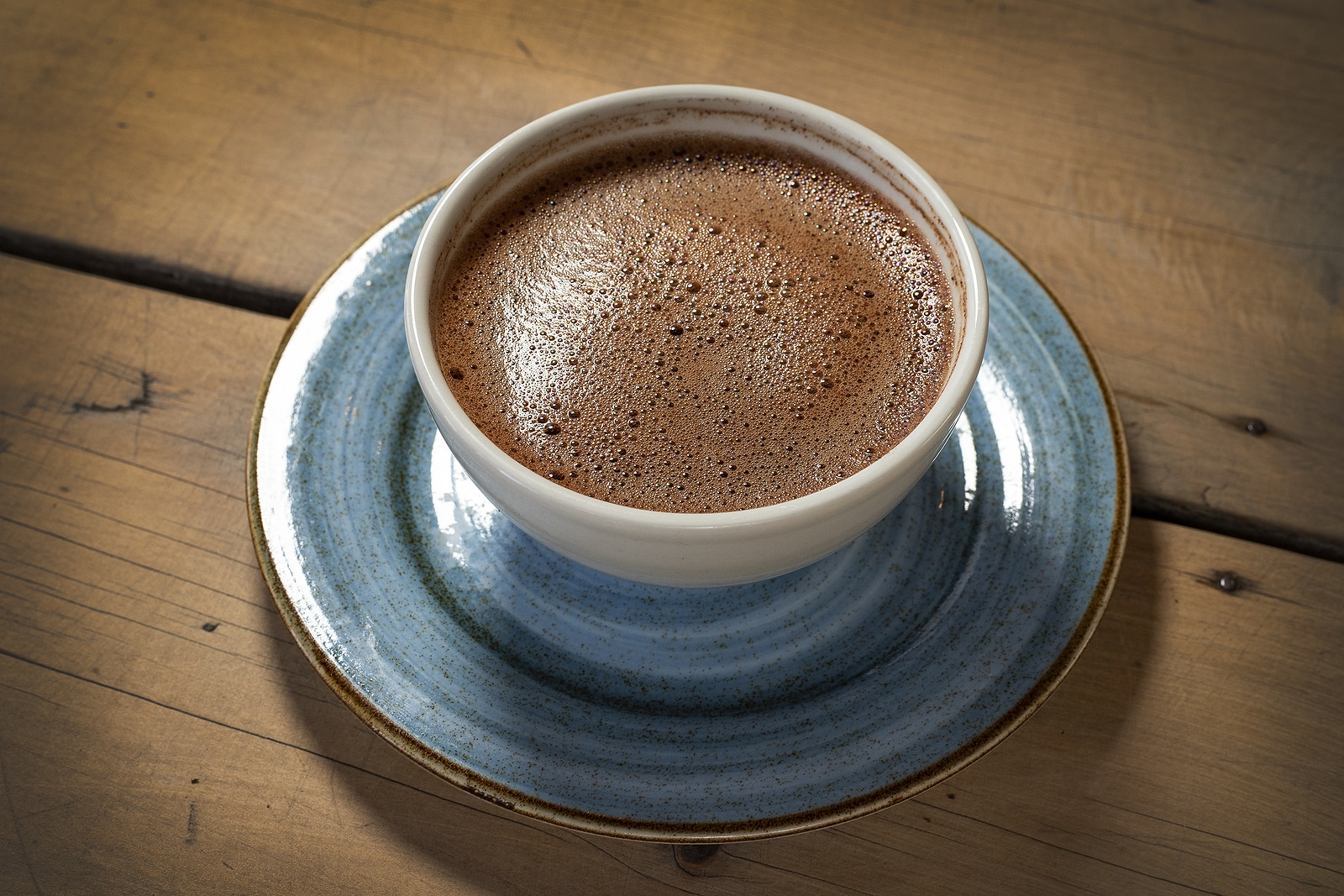 Cup Of Hot Chocolate With Cinnamon - Traditional Colombian Drink
