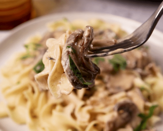 PA Preferred mushroom stroganoff.