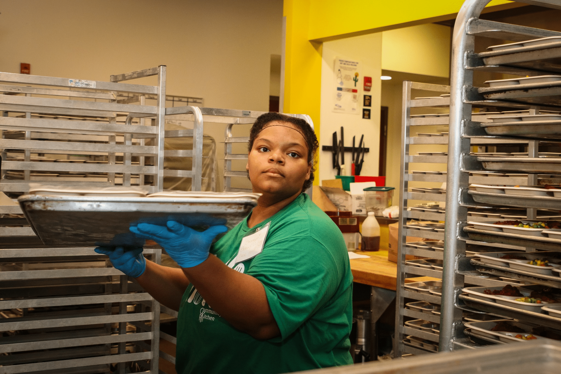 Community Kitchen PGH preparation.