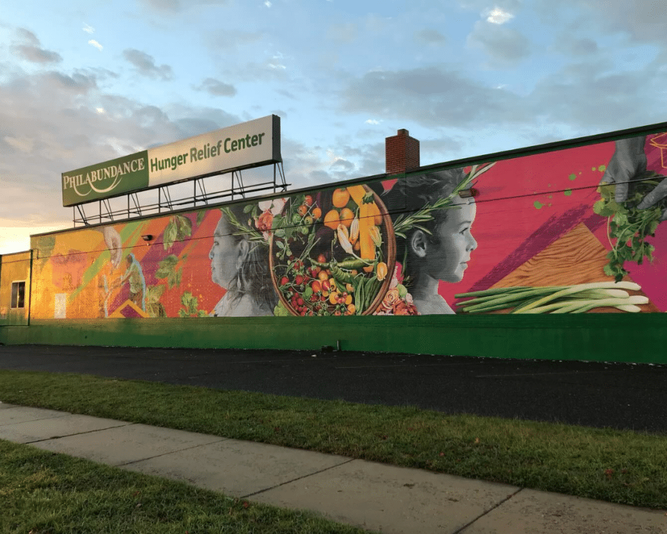 The Philabundance Mural by Calo Rosa.