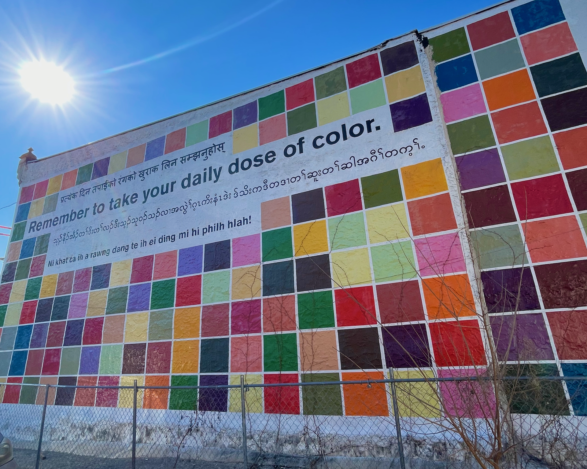 Nature Matching System mural in Philadelphia.