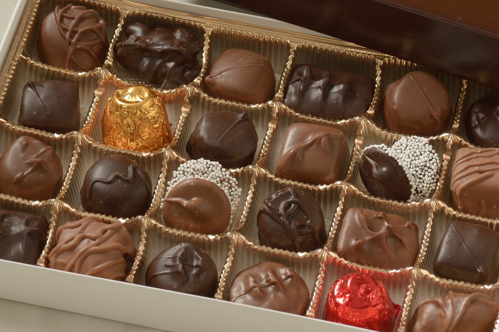 Muellers Chocolate candies.