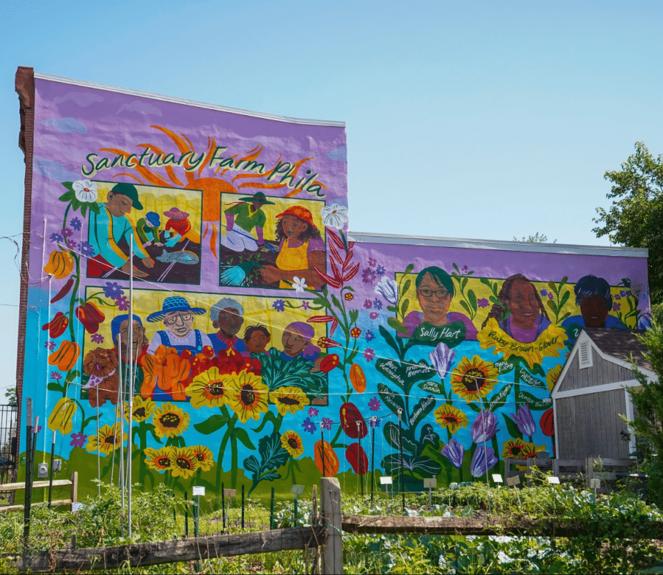 Seeds of Sharswood at Sanctuary Farm Phila.