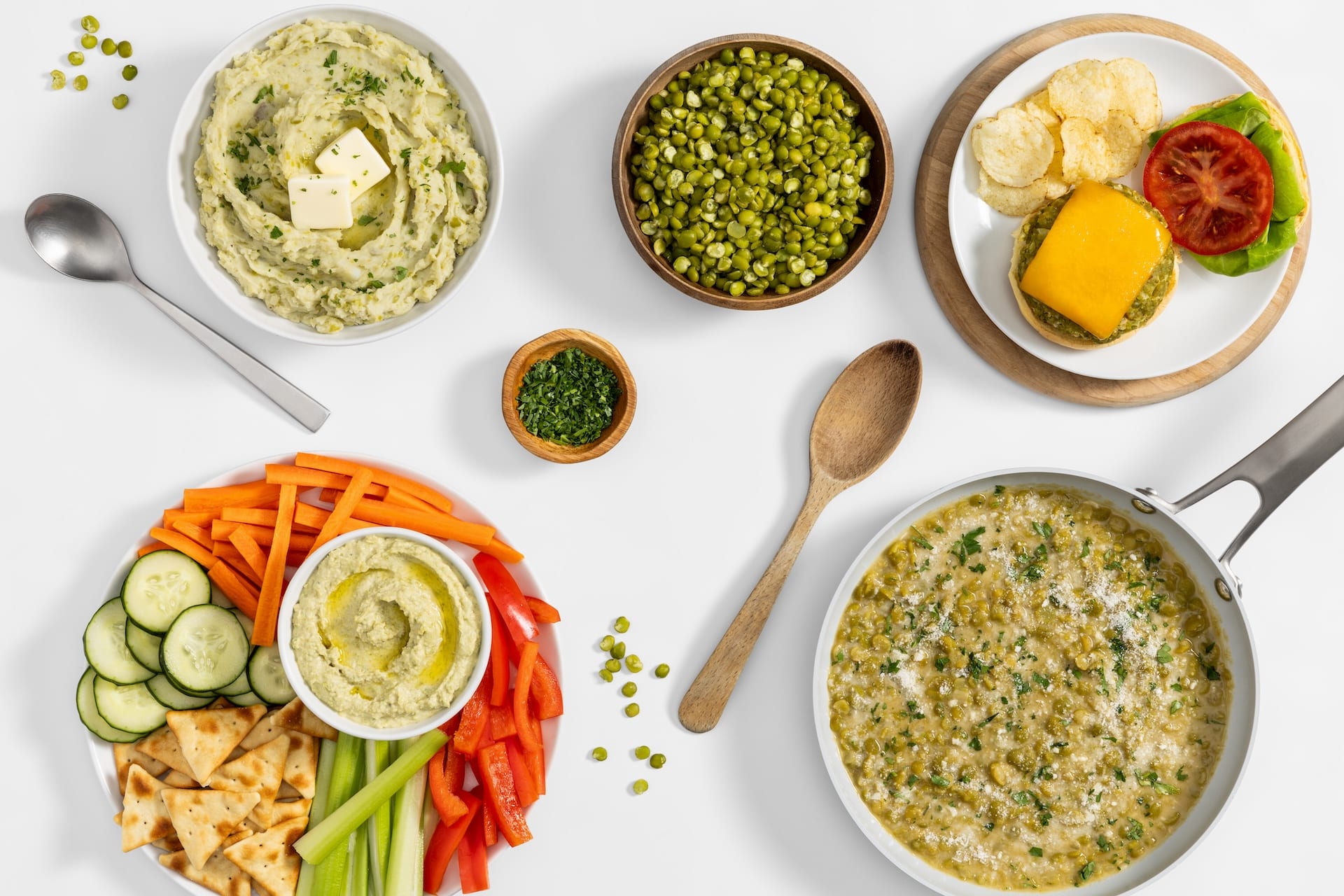 Four ways to use split peas by Nourish PA.