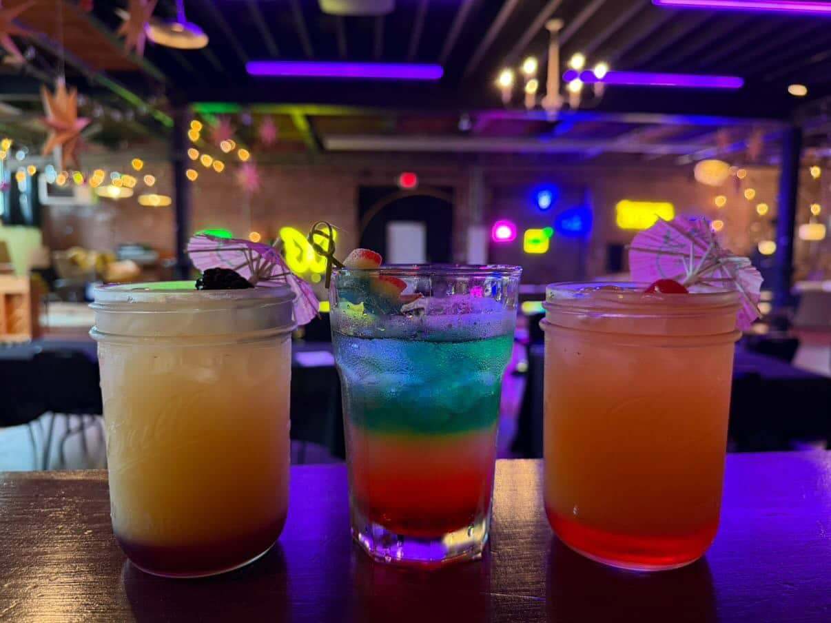 Pride cocktails at 10/20 Collective.