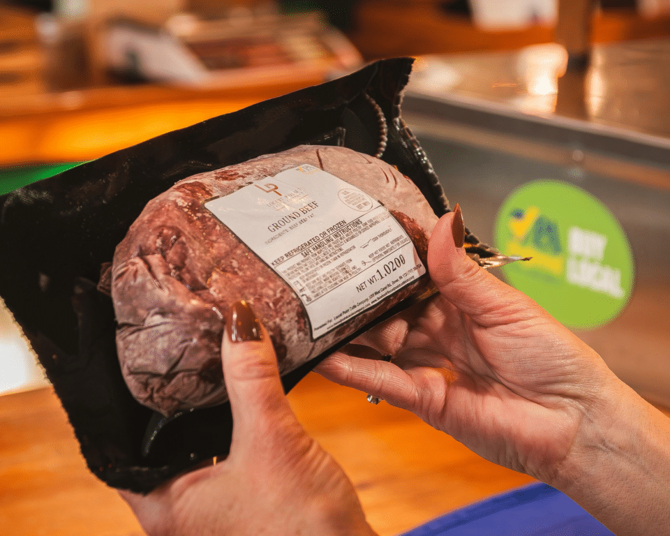 Ground beef from Locust Point Cattle Co.