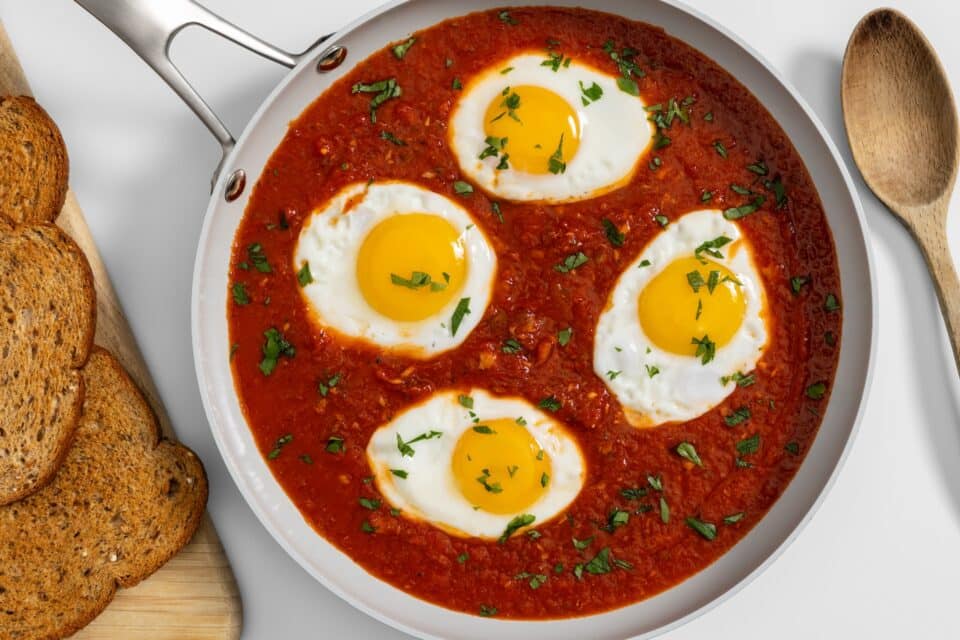 Sardine Shakshuka Skillet for Nourish PA by Dish Works.