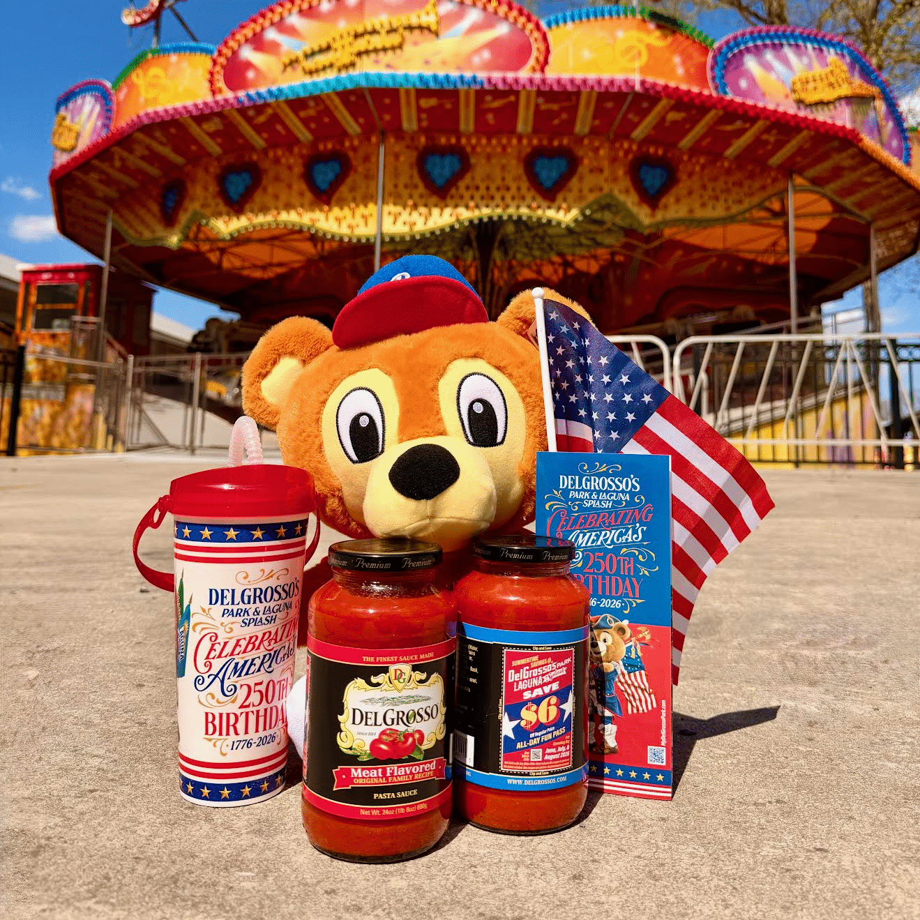 DelGrosso's Amusement Park and sauces.