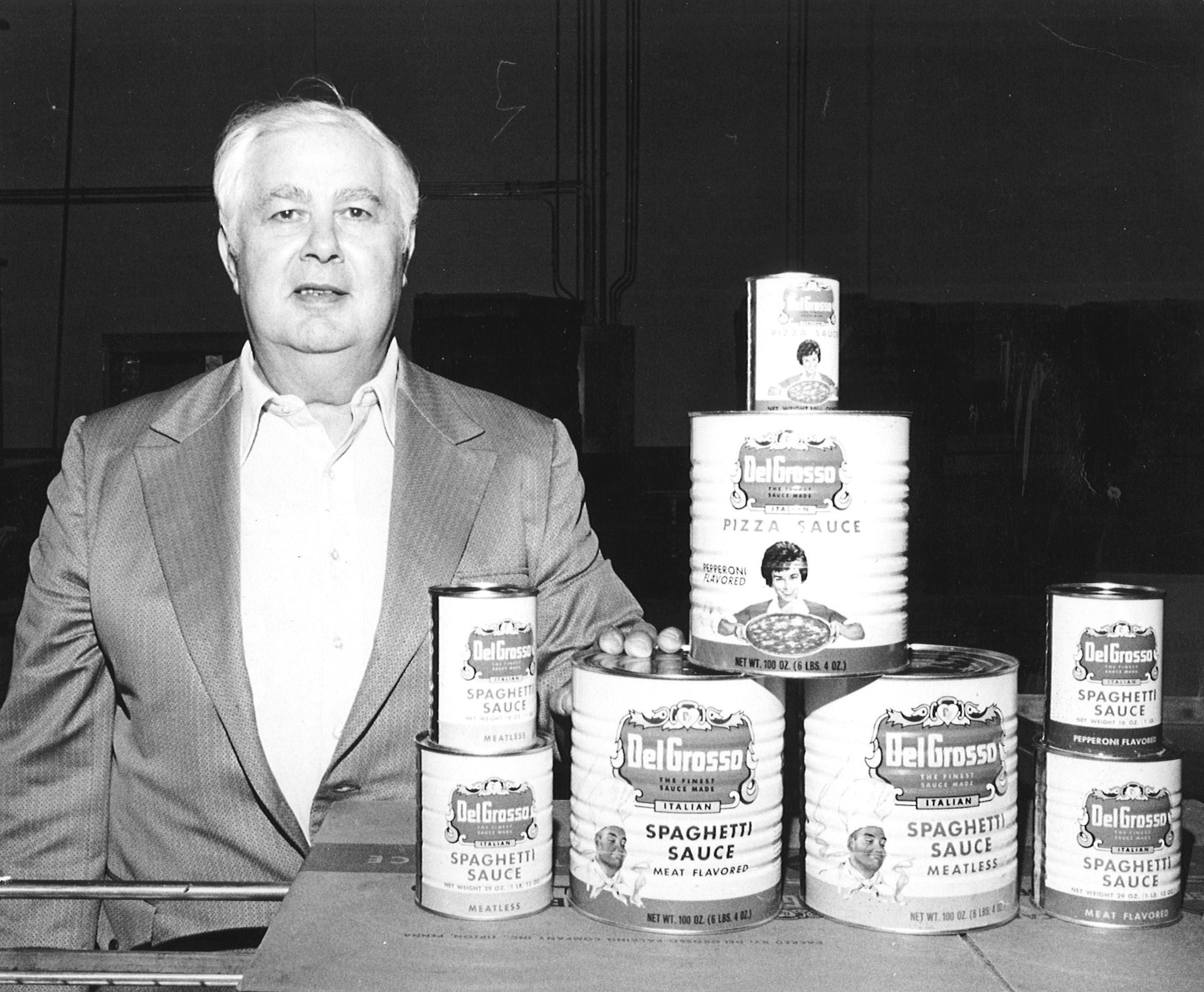 Fred DelGrosso and his pasta products.