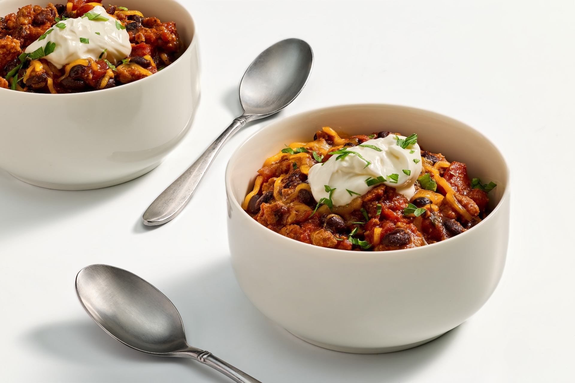 Ground pork chili from Nourish PA.