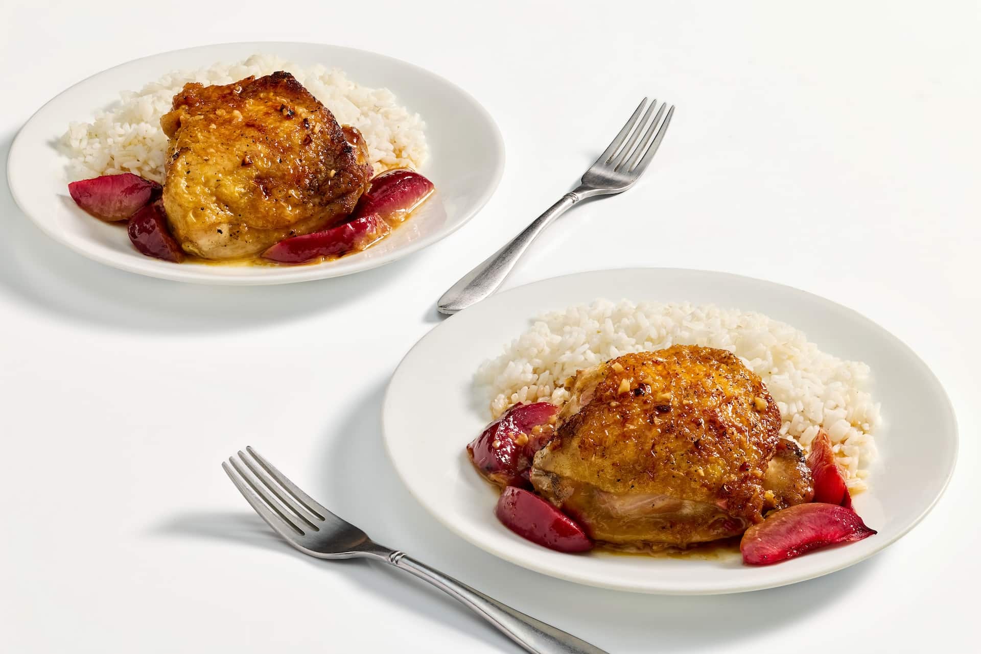 Nourish PA sticky plum chicken.