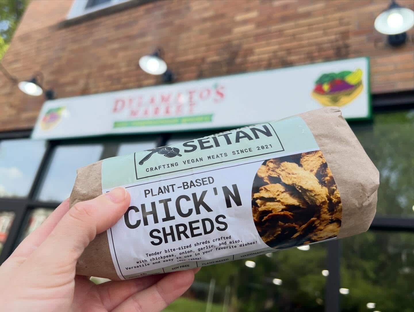 Self-Reliant Seitan chik'n shreds.