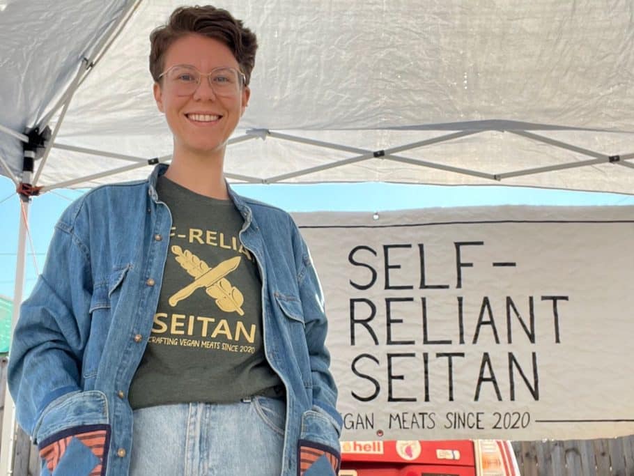 Self-Reliant Seitan owner Emily Foster.