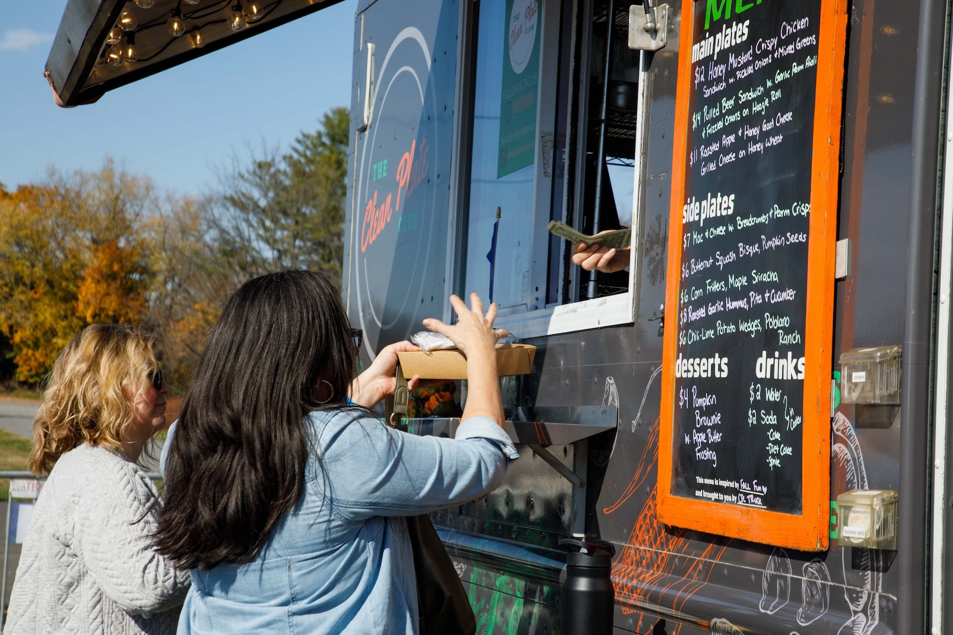 Food trucks at Good Food Fest.