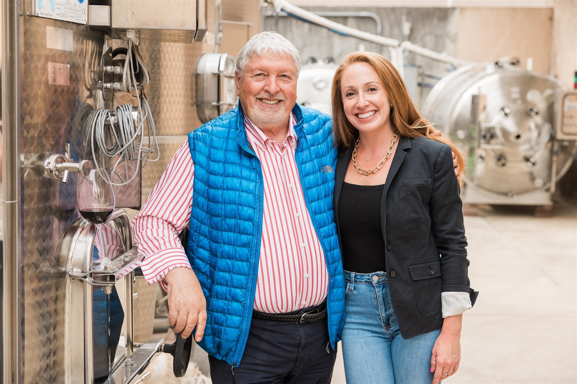 The father and daughter duo, Gino and Carley Razzi.