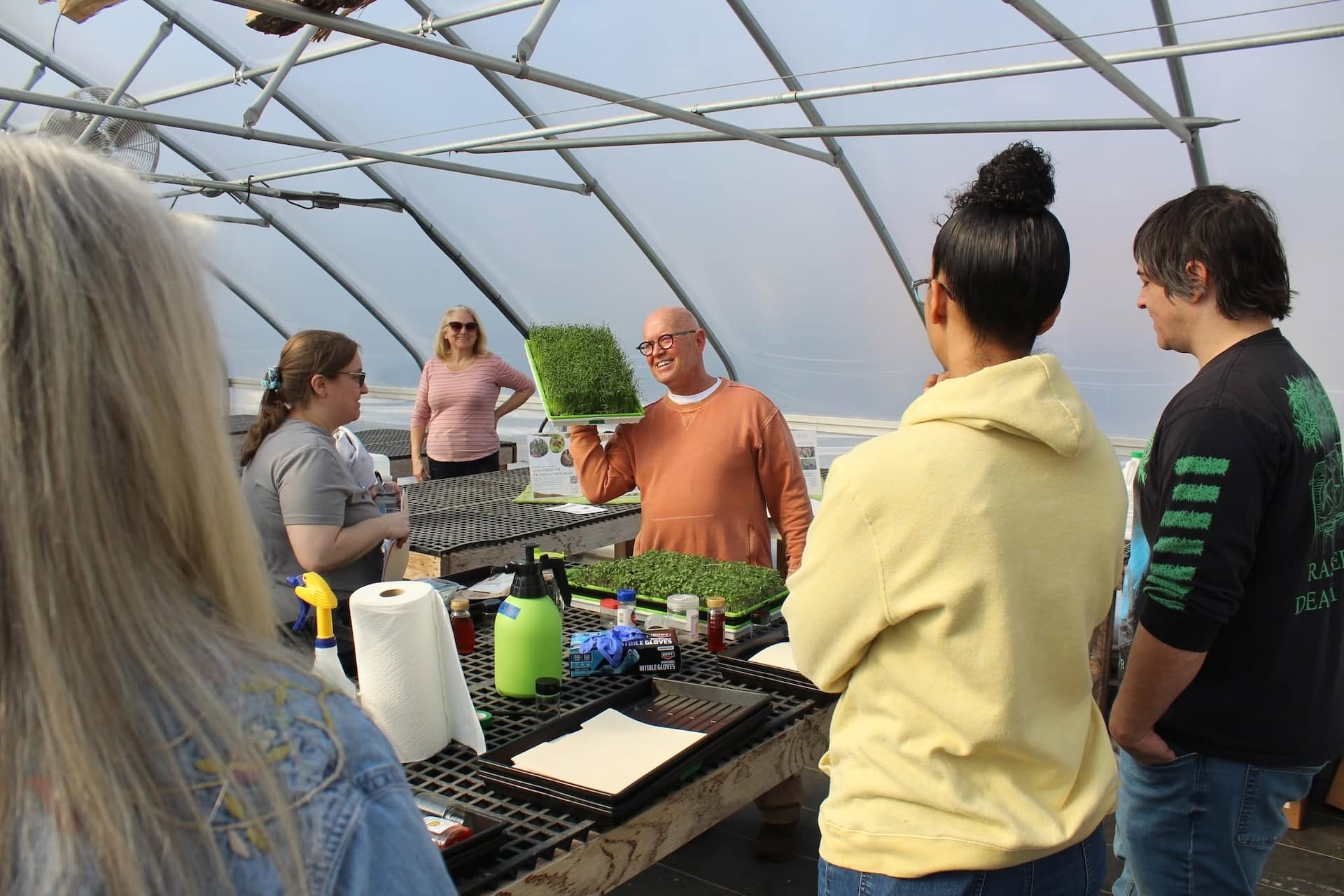 Horn Farm Center's Grow Your Own Microgreens class.