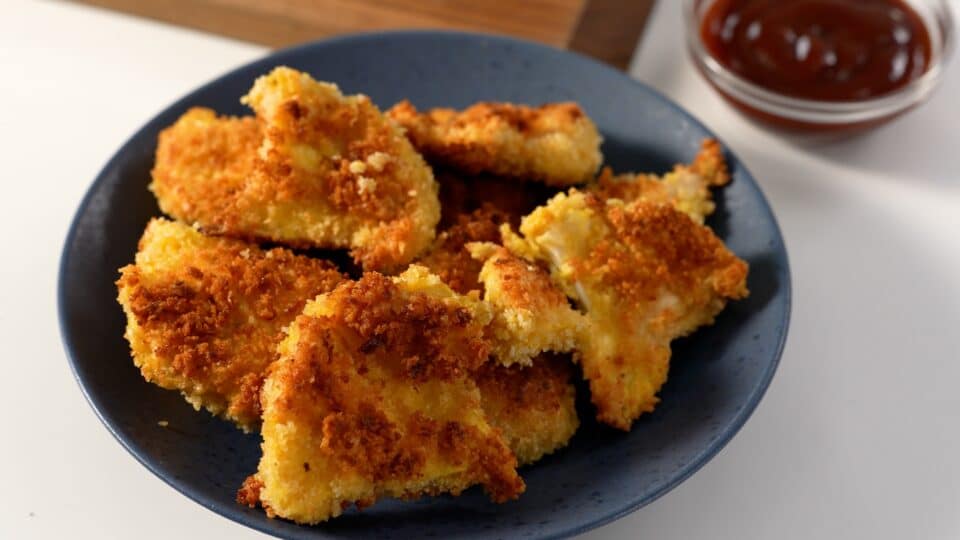 Fried lion/s mane bites.